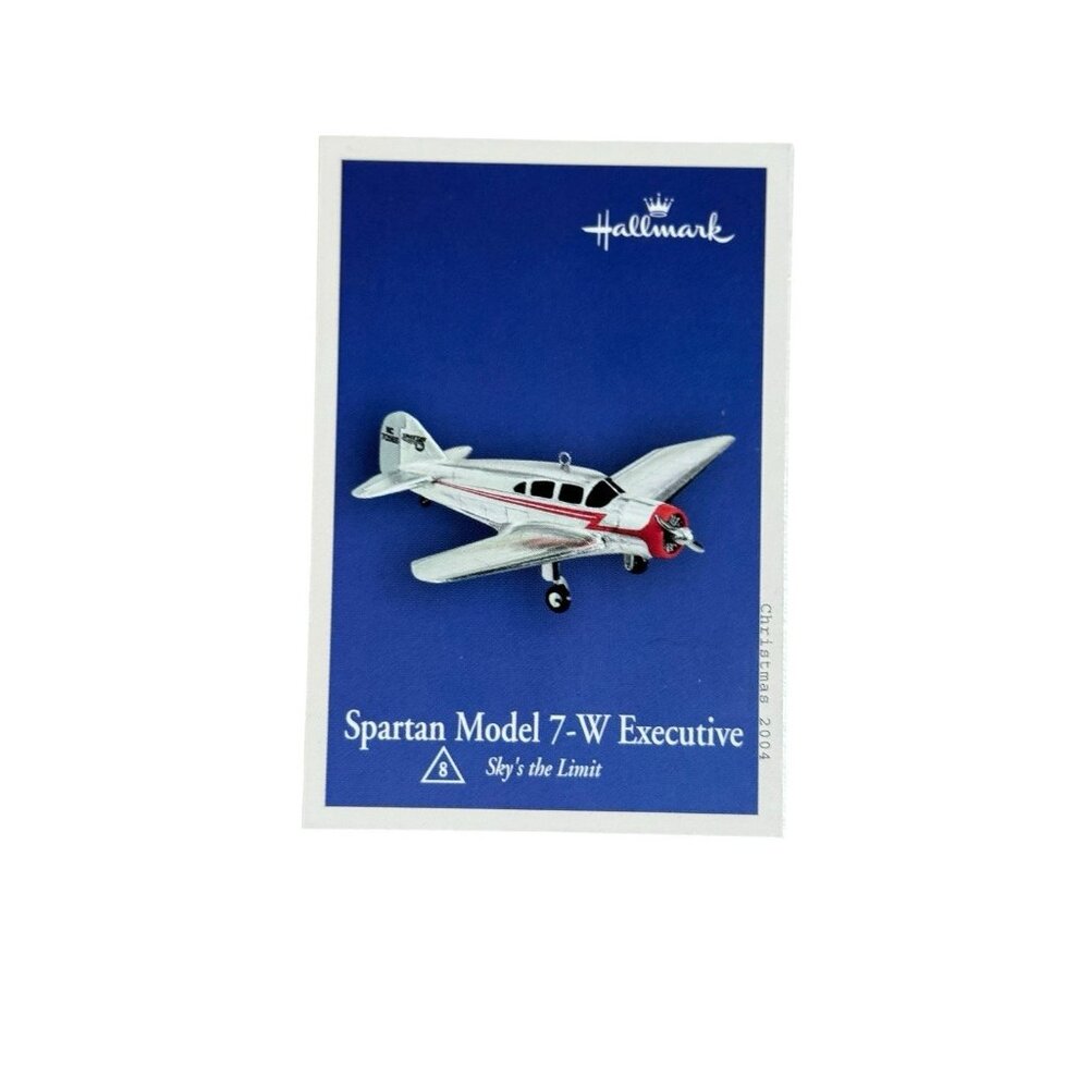 HALLMARK 2004 SKY'S THE LIMIT SPARTAN MODEL 7-W EXECUTIVE Christmas Ornament VTG - Picture 8 of 13